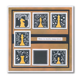 Grunge Elements, Grids & Chess Complete A5 Stamp Collection