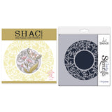 Barbara's SHAC Love - Japanese 2 Way Overlay Flowers & Butterflies Stamp, Mask & Stencil Duo