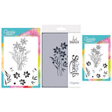 Barbara's Star Flower Spray A5 & A6 Stamp & Stencil Collection