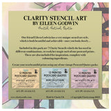 Eileen's Clarity Stencil Art - Printed Postcard Quotes & Stencil Collection