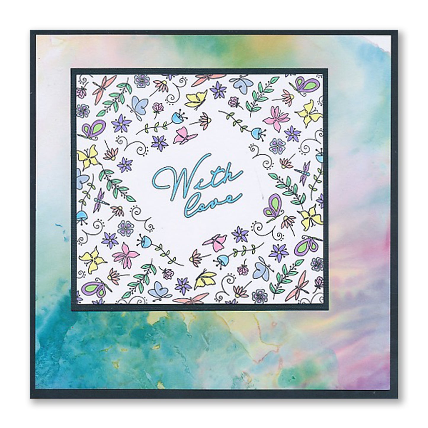 KISS by Clarity - Jazz's Colour Me Patterns A6 Stamp Collection