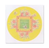 Jazz's Floral Panels A6 Square Groovi Plate Collection