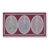 Barbara's SHAC Calligraphy Girls A5 Square Groovi Plate