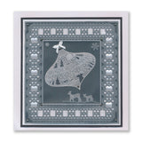 Barbara's Bijou Christmas Baubles A5 Groovi Plate