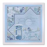 Linda's Post Box Cheer Layering Frame A4 Square Groovi Plate