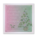 Linda's Holly & Ivy Companion A5 Square Groovi Plate