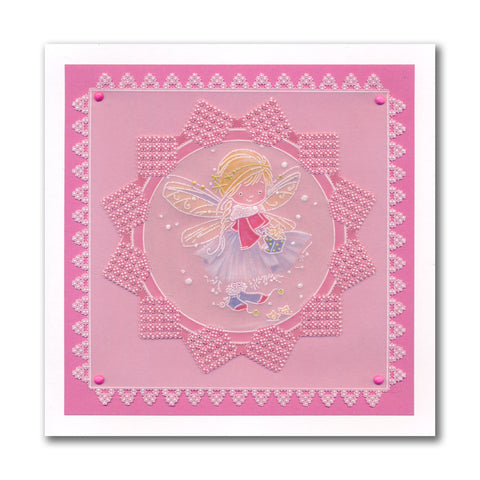 Pearl - Christmas Poppet A6 Square Groovi Plate