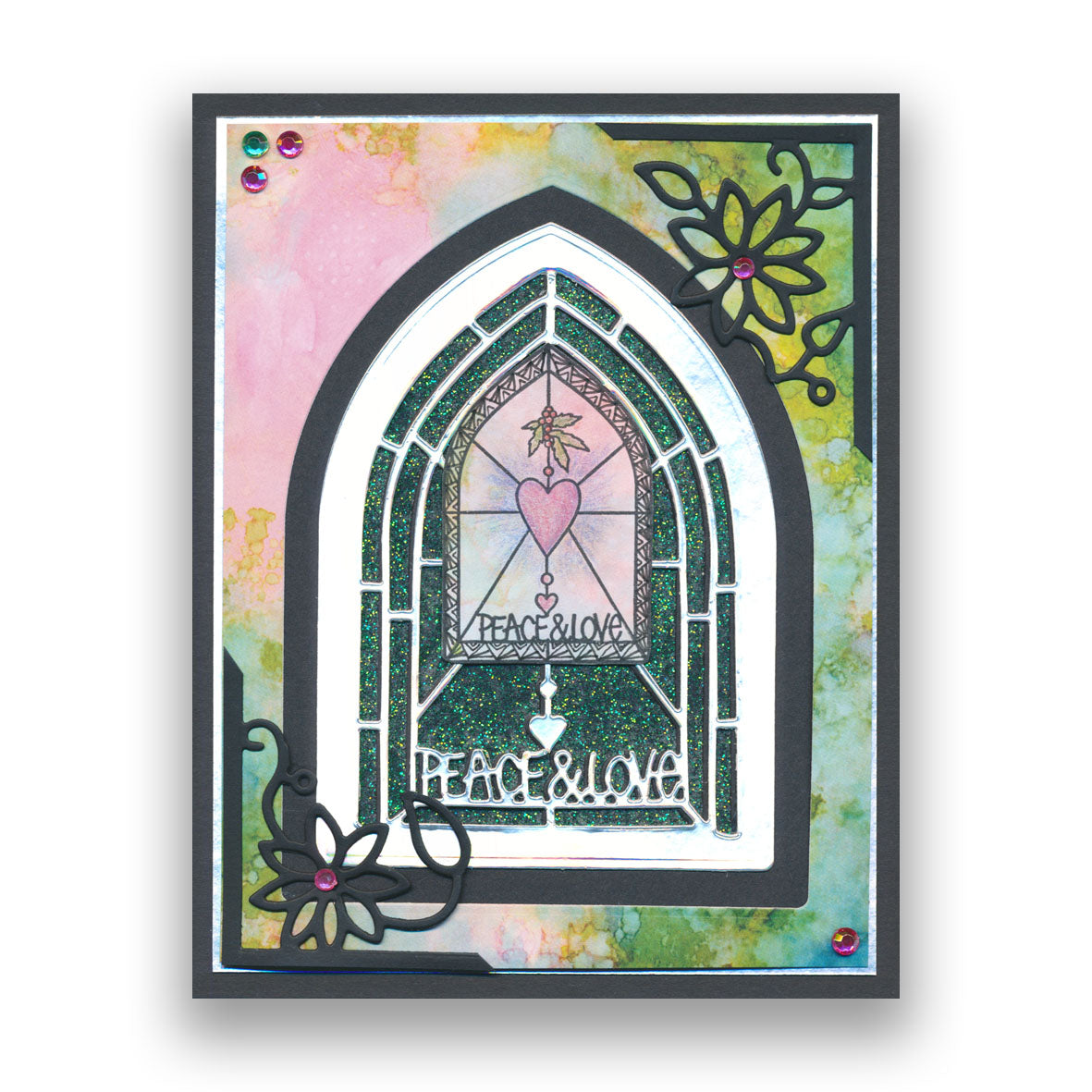 Christmas Windows A5 Stamp Set