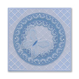 Nested Circles Lace Fan Frames A5 Square Groovi Plate