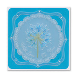 Nested Circles Lace Heart Frames A5 Square Groovi Plate