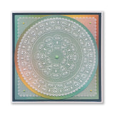 Nested Circles Lace Heart Frames A5 Square Groovi Plate