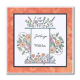 Jazz's Floral Panels & Petite Sentiments A5 Square & A7 Stamp Collection