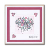 Jazz's Floral Panels & Petite Sentiments A5 Square & A7 Stamp Collection