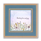 Jazz's Floral Panels & Petite Sentiments A5 Square & A7 Stamp Collection