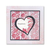 Barbara's Joy - Floral Panel - Two Way Overlay A5 Square Stamp Set