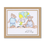 BIP the Bear Characters A5 Square Stamp & Mask Collection with FREE A4 Stencil worth £8.49