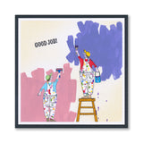 Barbara's Mr. Painter A5 Stamp & Mask Set