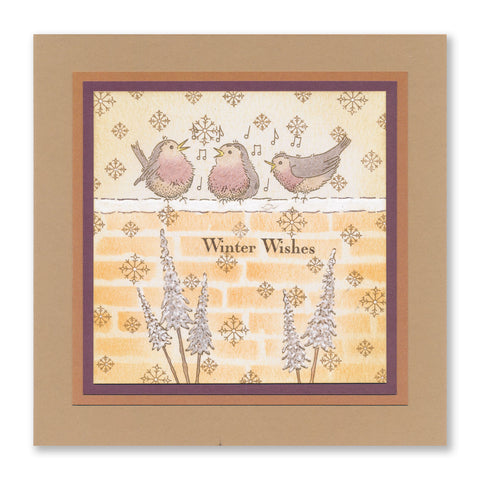 Linda's Winter Wishes - Christmas Compendium A6 Stamp Set