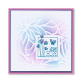 KISS by Clarity - Tina's Flowers Sampler & Thinking of You Flowers A4 & A7 Stamp Duo
