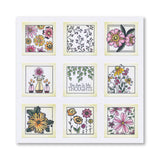 KISS by Clarity - Tina's Flowers Sampler & Thinking of You Flowers A4 & A7 Stamp Duo