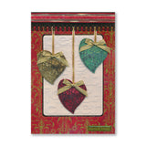 Wire Christmas Shapes A5 Square Stamp & Mask Set