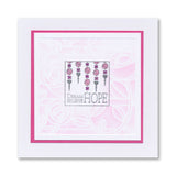 KISS by Clarity - Tina's Flowers Sampler & Thinking of You Flowers A4 & A7 Stamp Duo