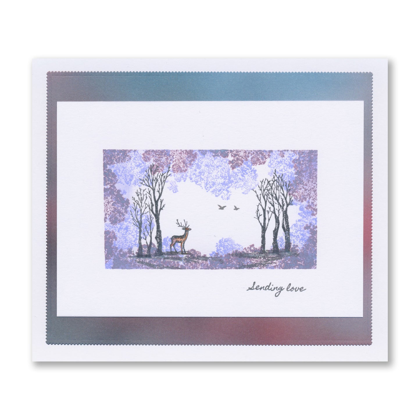 Barbara's Dotted Deer A6 Stamp & Mask Set