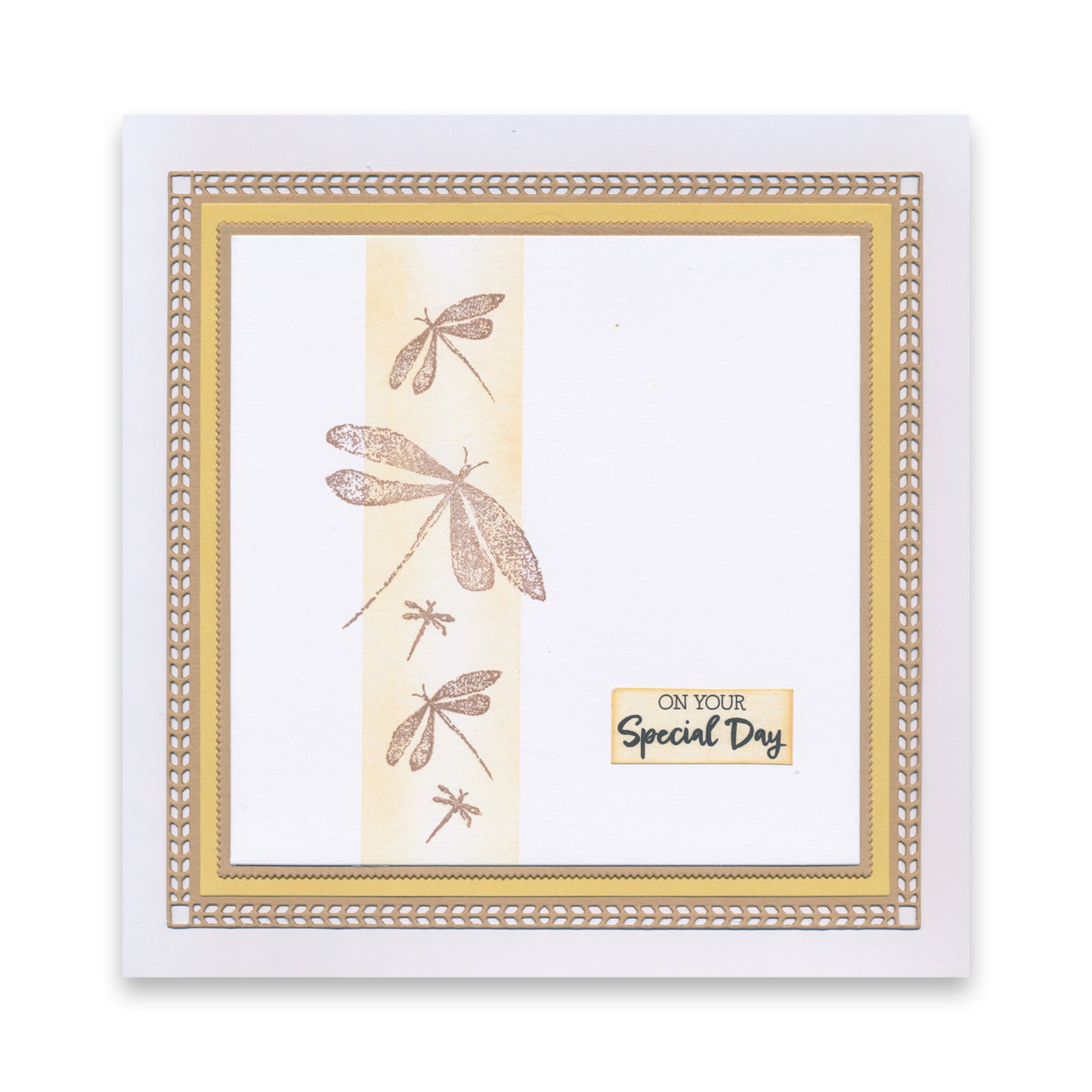 Barbara's Dragonflies, Branches, Twigs & Sprigs Stamp Collection with Earth Elements Card Pack
