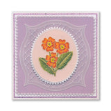 Flowers & Frames A6 Square Groovi Plate Collection