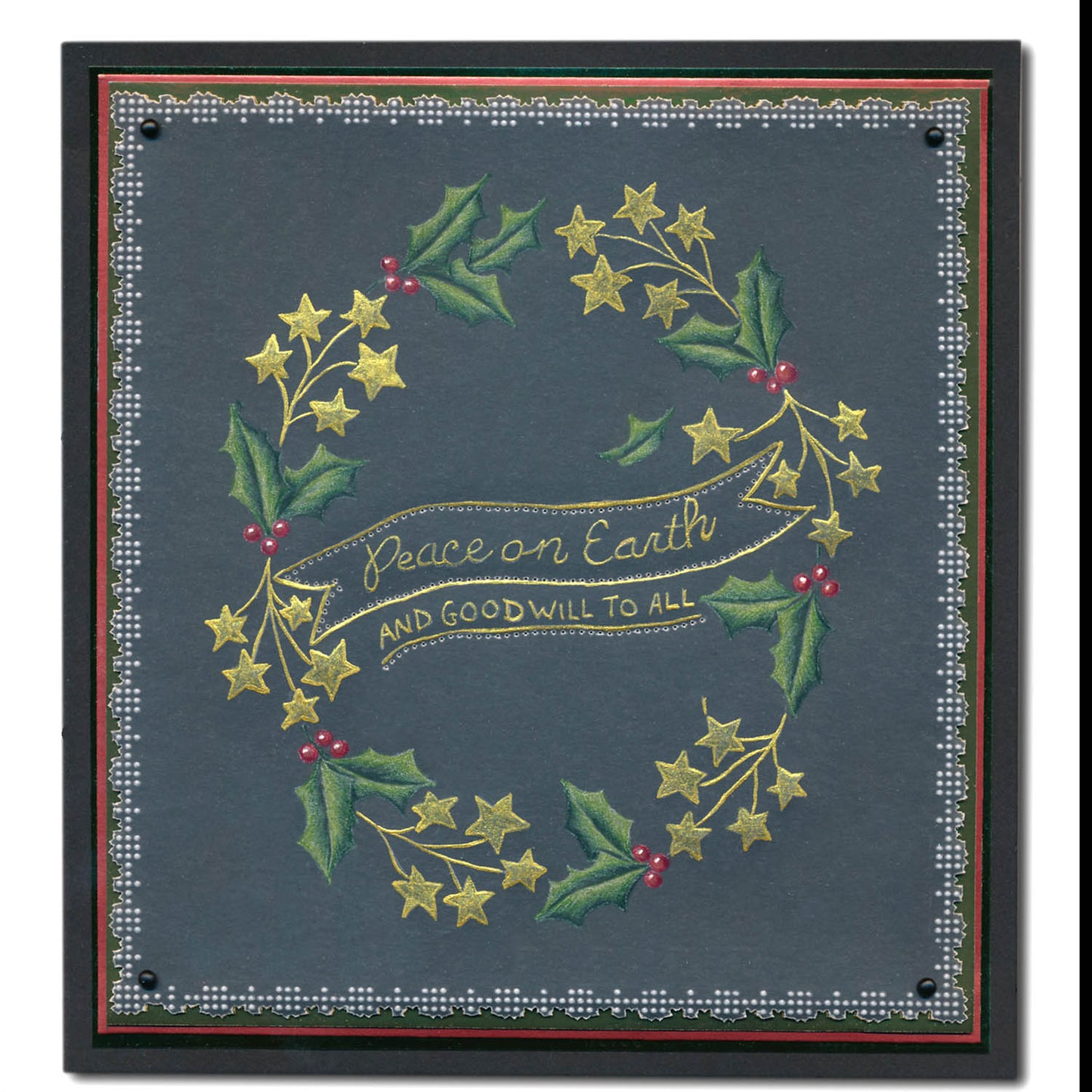 Barbara's SHAC Holly Framer A5 Square Groovi Plate