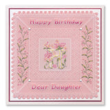 Barbara's Bijou Floral Alphabet A4 Groovi Plate