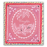 Frilly Circle A5 Square Groovi Plate