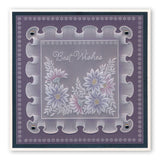 Frilly Circle A5 Square Groovi Plate