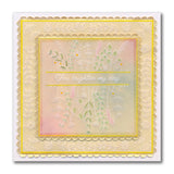 Jazz's You Brighten My Day - Floral Panels A6 Square Groovi Plate