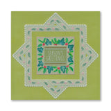 Festive Frame & Sentiments A6 Square Groovi Plate Collection