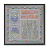 Barbara's SHAC Vases & Foliage A5 Square Groovi Plate