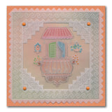 Linda's Layering Frames Set 4 - Tuscany A4 Square & A5 Square Groovi Plate Collection