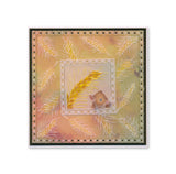Linda's 123 - Dandelion, Corn & Harebells A5 Square Groovi Plate