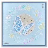 Butterfly Wreath A5 Square & A6 Square Groovi Plate