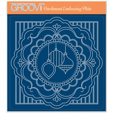 Baubles - Christmas French Lace Midi Groovi Plate
