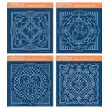 Christmas French Lace Midi Groovi Plate Quartet