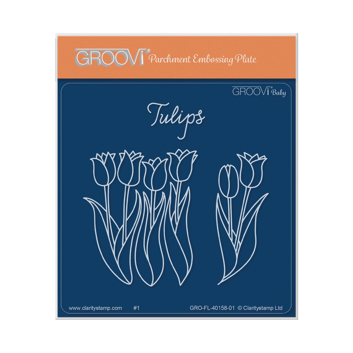 Tulips A6 Square Groovi Plate