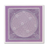Tina's For You Floral Swirls & Corners All in One A5 Square Groovi Plate