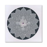 Tina's For You Floral Swirls & Corners All in One A5 Square Groovi Plate