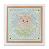 Tina's With Love Floral Swirls & Corners All in One A5 Square Groovi Plate
