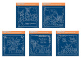 Mel's Magic Moments A5 Square Groovi Plate Collection