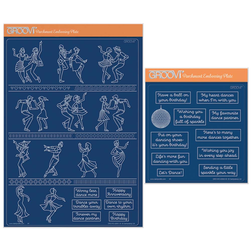The Joy of Dance A4 & A5 Square Groovi Plate Collection