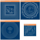 Linda's Layering Frames Set 6 - Greek A4 Square & A5 Square Groovi Plate Collection