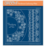 Tina's Thinking of You Rosie Doodles All in One A5 Square Groovi Plate