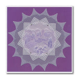 Linda's Layering Frames Set 4 - Tuscany A4 Square & A5 Square Groovi Plate Collection
